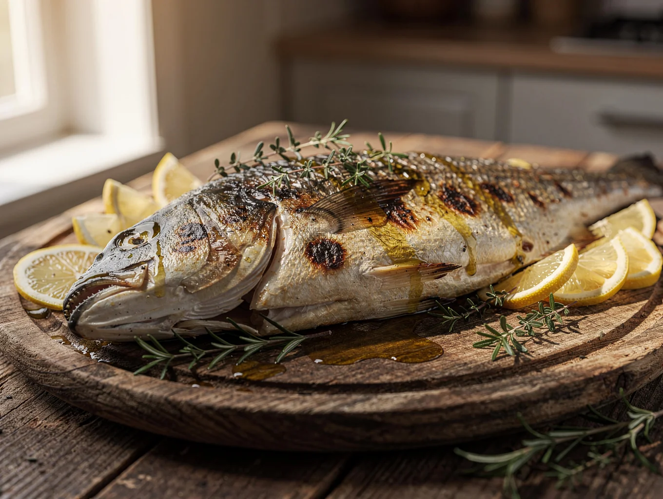Wood-Fired Branzino